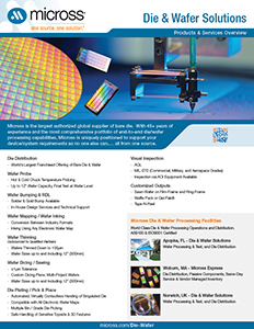 Die & Wafer Solutions Flyer