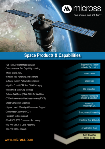 Space Capabilities Flyer