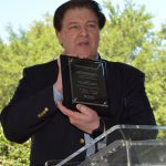 Vincent Buffa Awarding Emanuel Sammartino with Achievement Award