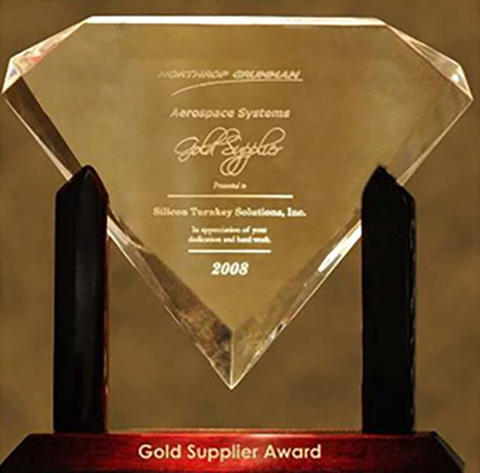 2008 Northrop Grumman Gold Supplier Award