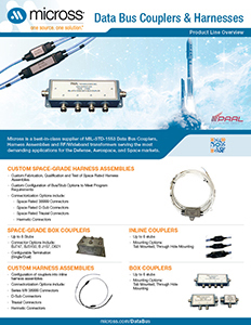 Data Bus Couplers & Harnesses Flyer