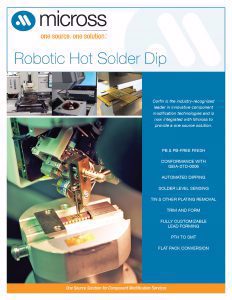Robotic Hot Solder Dip (RHSD) Flyer